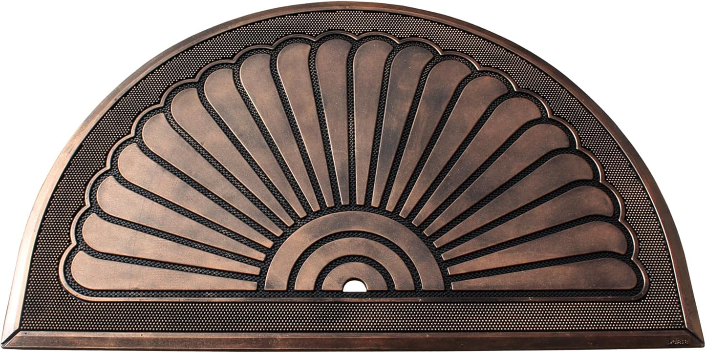 A1HC 100% Pure Rubber Front Door Mat 30”x48”, Non-Slip, Thin Profile Heavy Duty Doormat