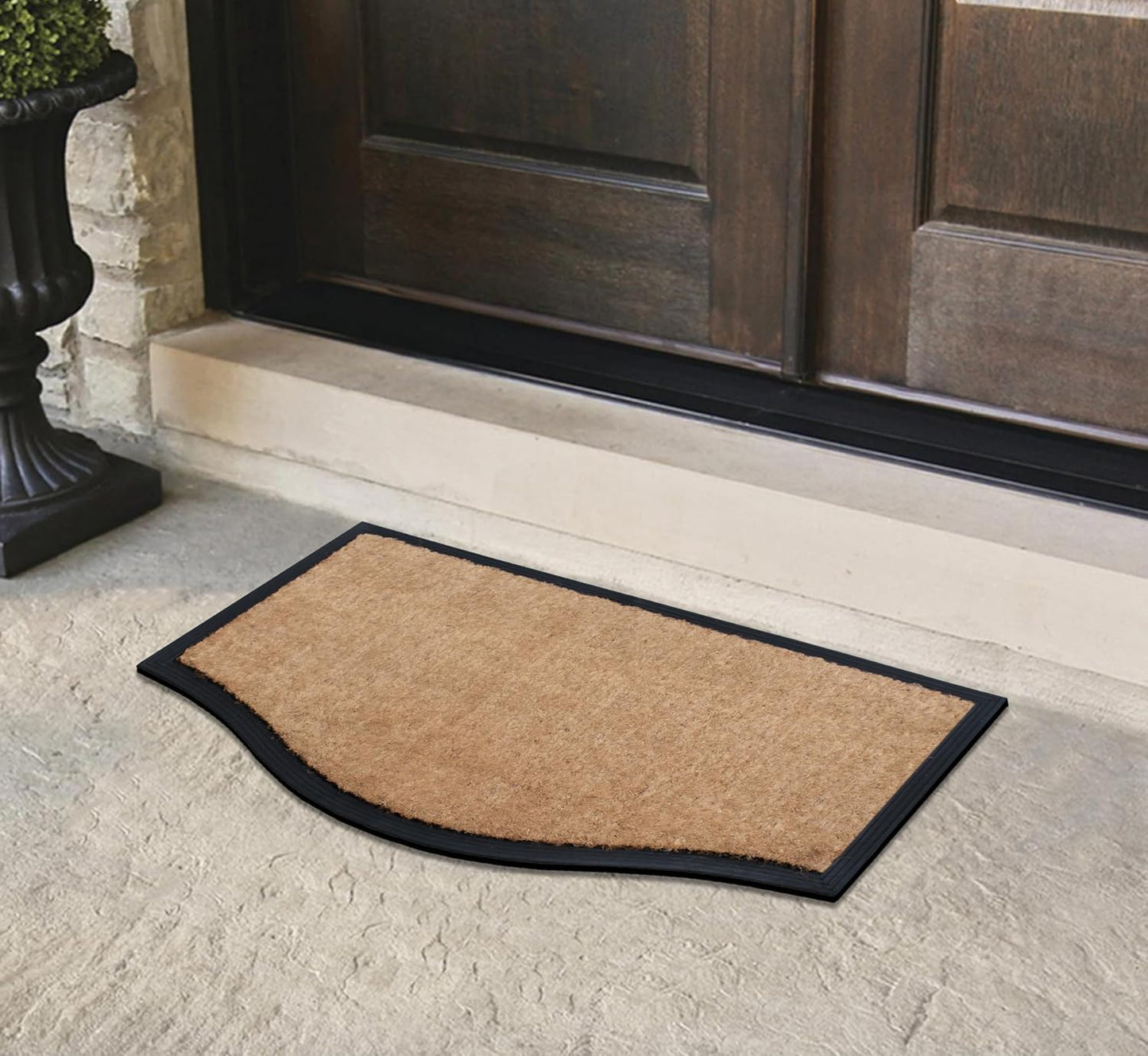 A1HC Heavy Duty Non-Slip Rubber Backed 24"x39", Thin Indoor Outdoor Welcome Door Mat