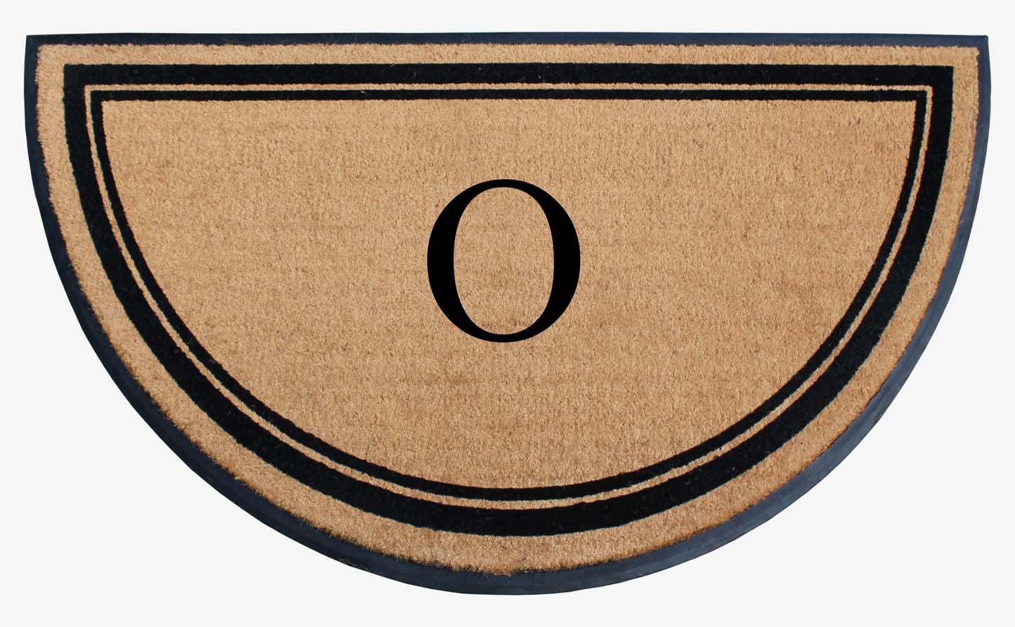 A1HC Natural Coir & Rubber Hand Flocked Large Monogrammed Door Mat 36" X 72" Thick Durable Doormats