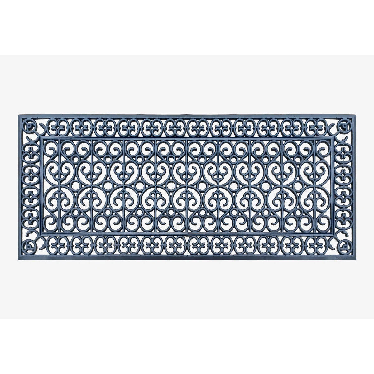 A1HC Large Outdoor Floor Door Mat, 24"X57", Natural Rubber Grill Drainable Design & Anti Fatigue Doormat