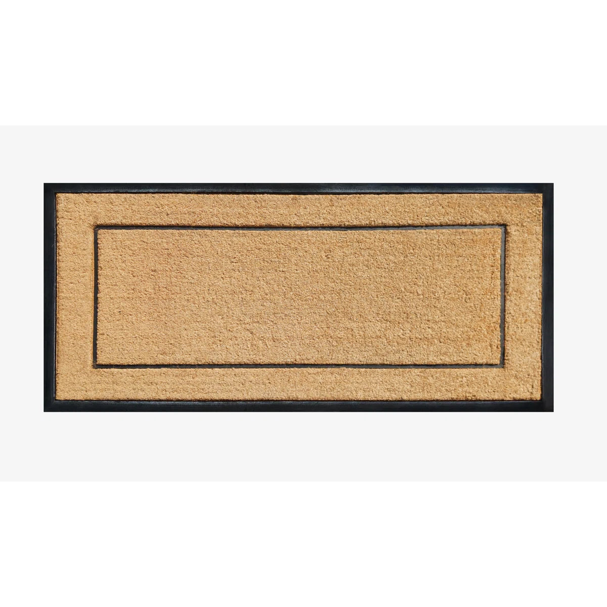 A1HC Natural Coir & Rubber Door Mat, 30"x60", Anti-Shed, Fade-Resistant Outdoor Entrance Doormat