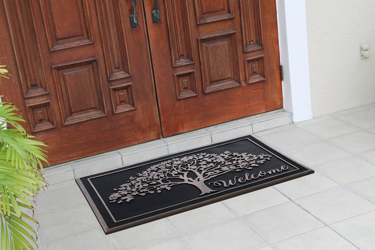 Oak Tree Design All Season Rubber Doormat