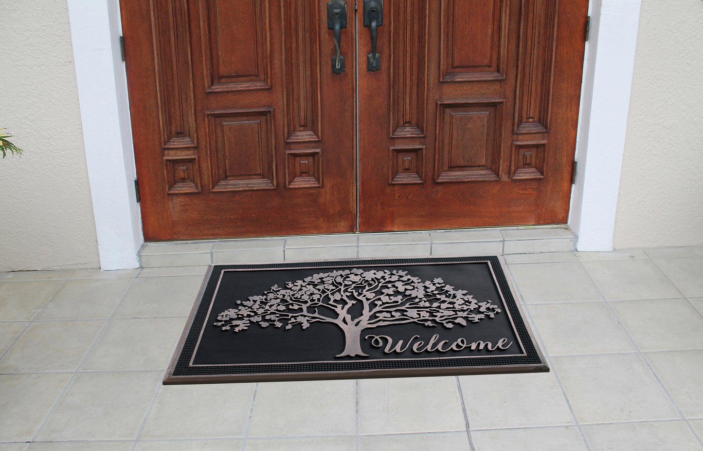 Oak Tree Design All Season Rubber Doormat