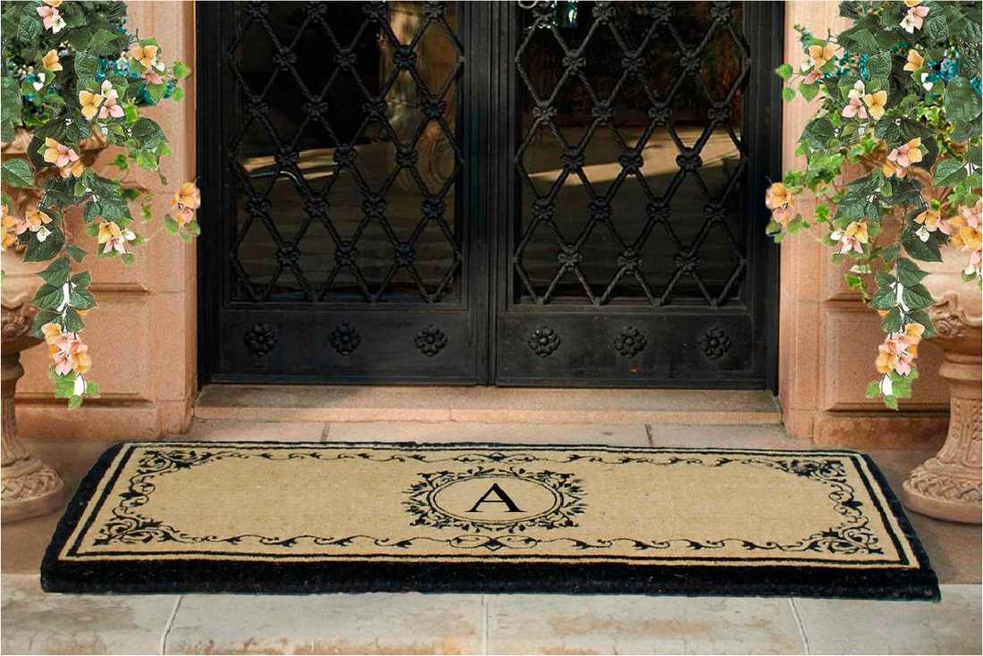 Refresh your outdoor decor with our Monogrammed Doormats