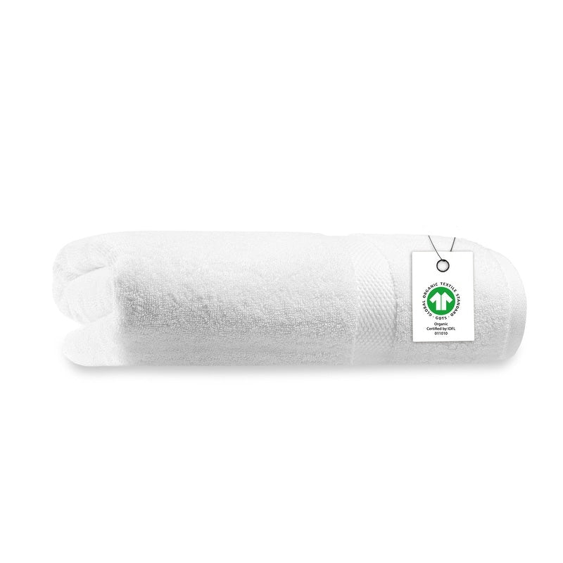 Delara Organic Cotton Luxuriously Plush Bath Sheet, GOTS & Oeko-TEX Certified, Soft, Quick Dry & Ultra-Absorbent 36"x70"