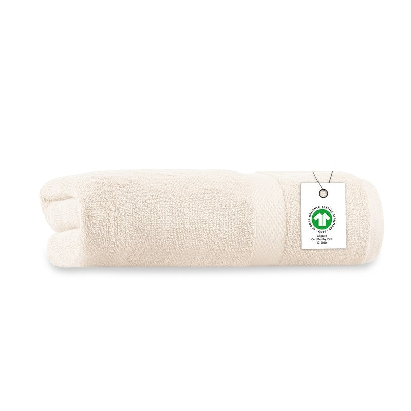Delara Organic Cotton Luxuriously Plush Bath Sheet, GOTS & Oeko-TEX Certified, Soft, Quick Dry & Ultra-Absorbent 36"x70"