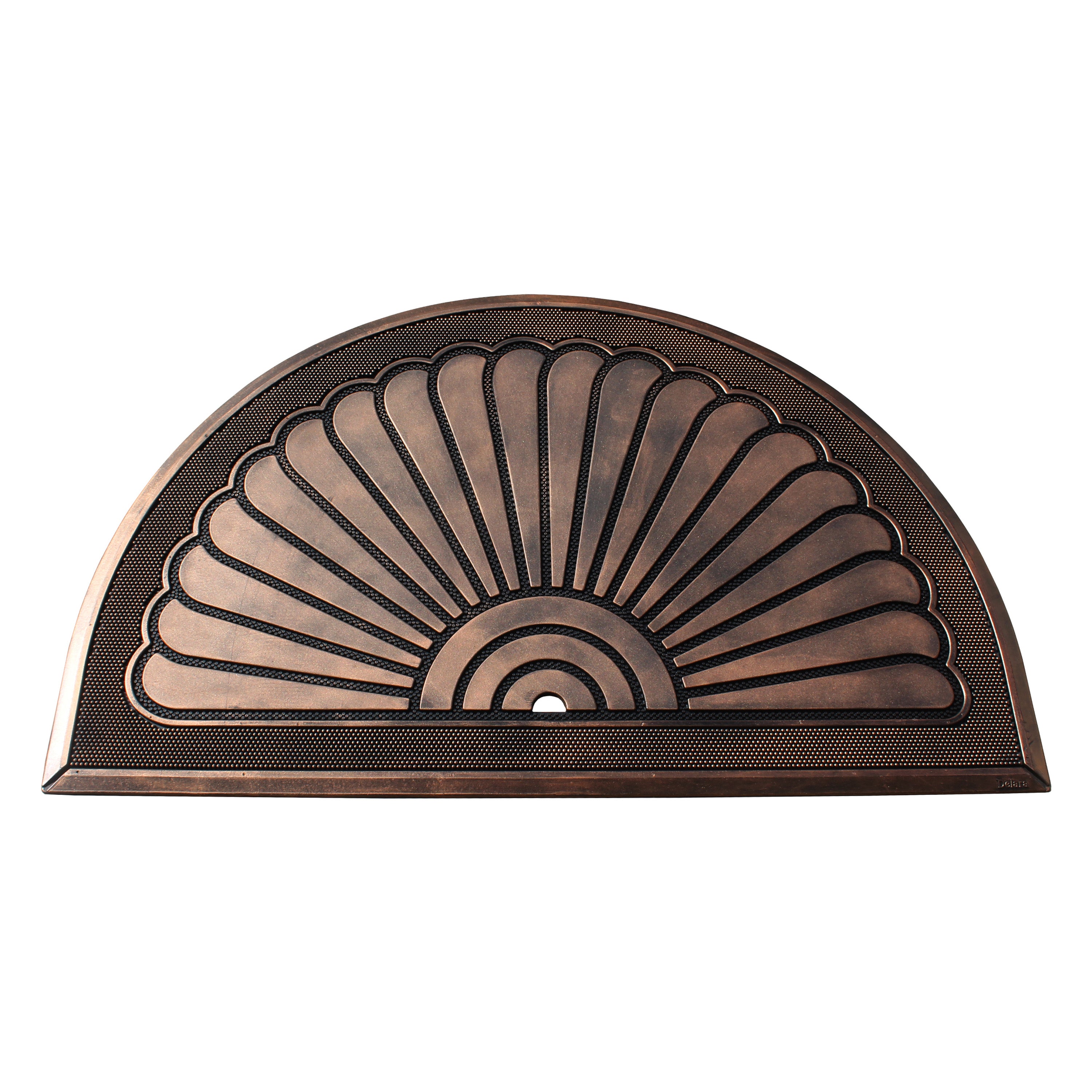 half round rubber outdoor doormat for front door