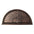 half round rubber outdoor doormat for front door