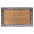 rubber coir doormat with scraper strips for outdoor entrance