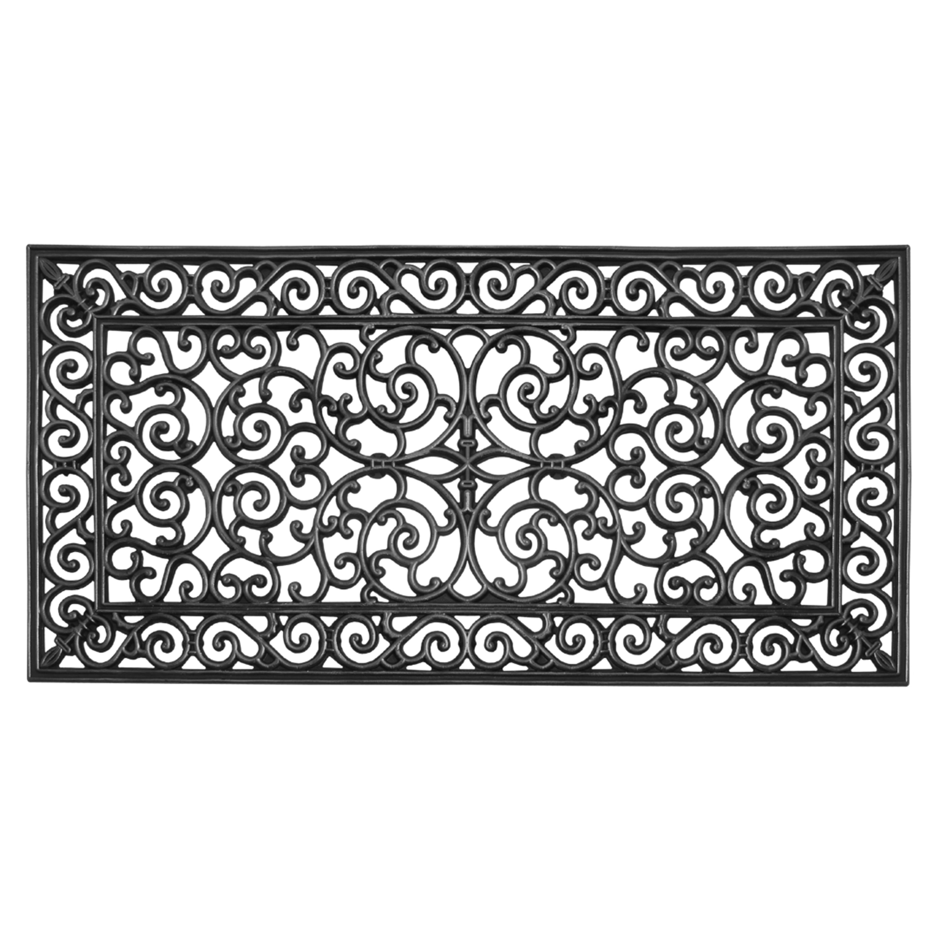 A1HC-Scrollwork-100-Percent-Natural-Rubber-Outdoor-Mat-Black