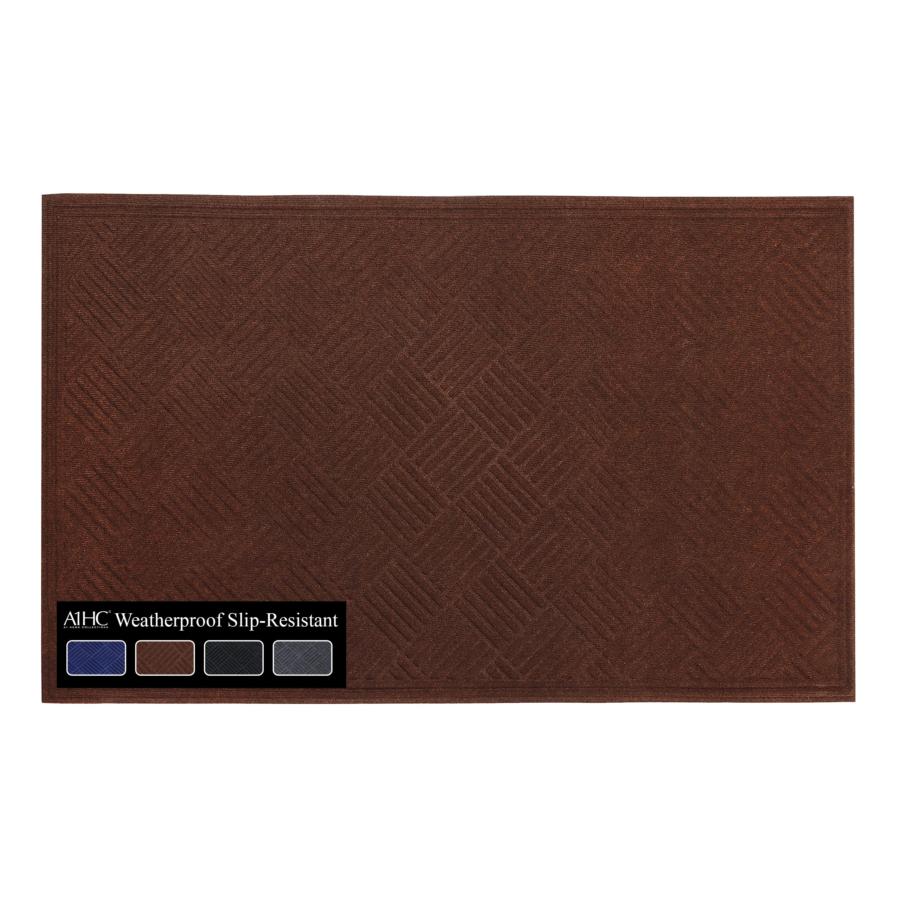 A1HC Indoor Outdoor Door Mat 36" x 60" – Waterproof Non-Slip Polypropylene Entryway Mat for Front Door & Patio