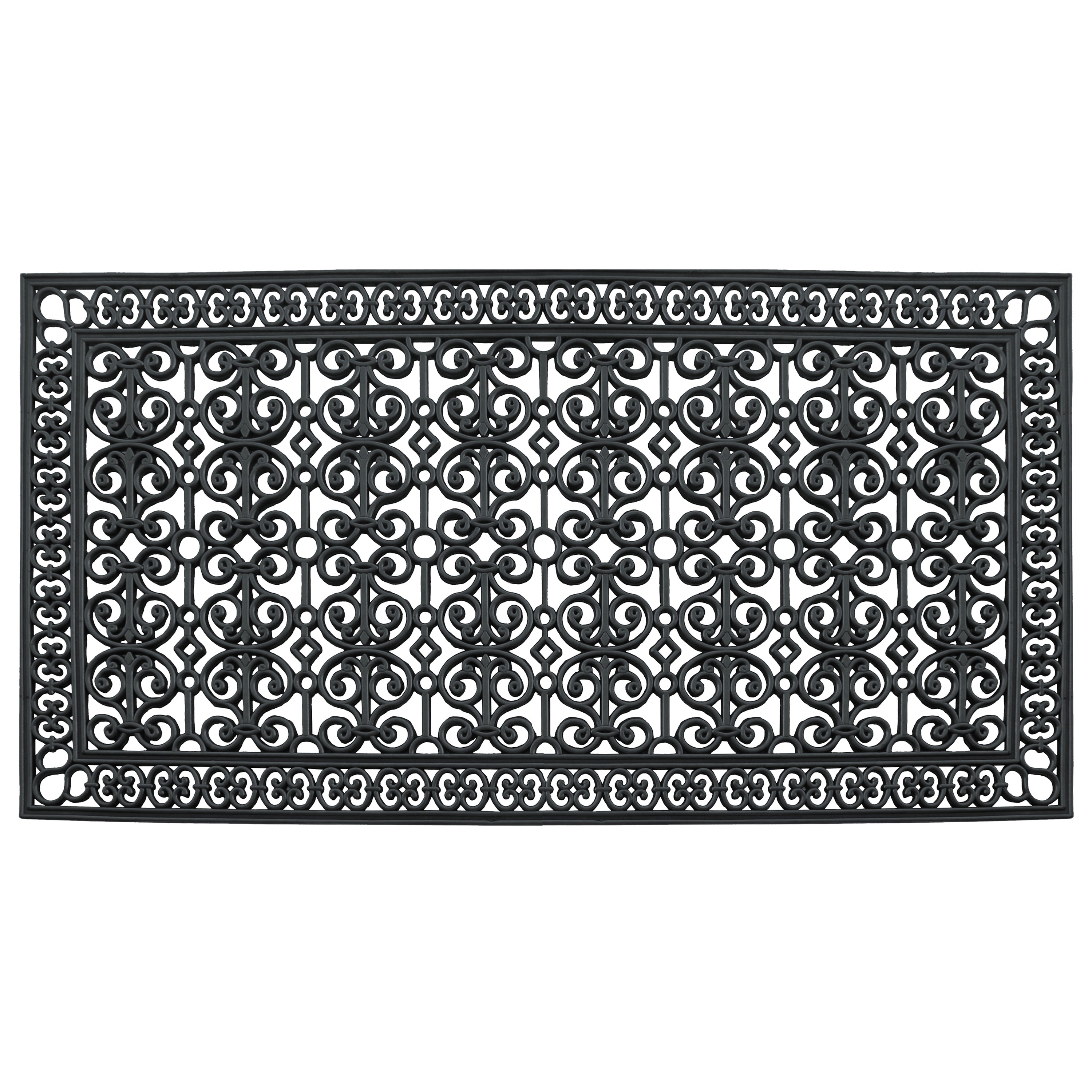 heavy duty rubber door mat for outdoor entrance