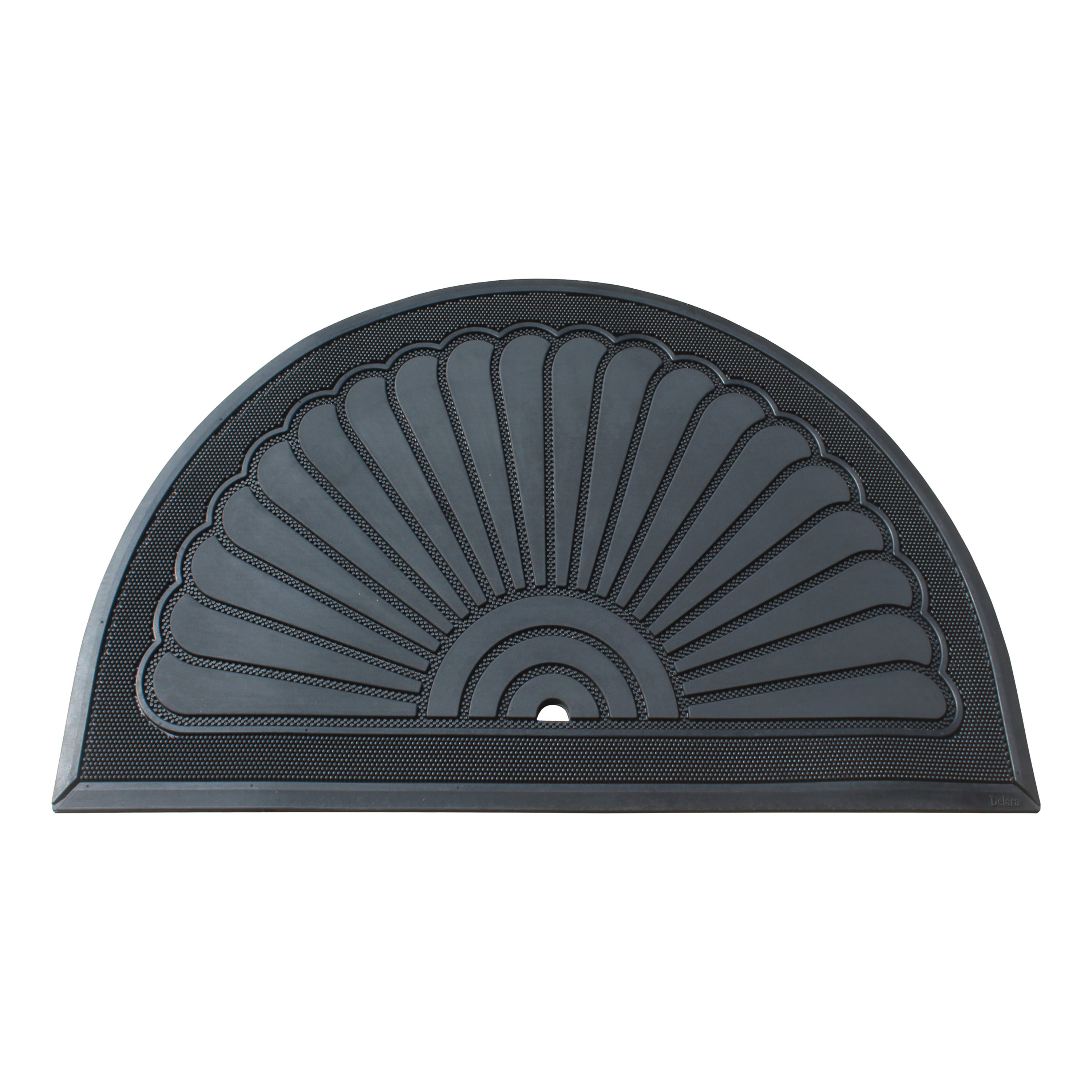 half round rubber outdoor doormat for front door