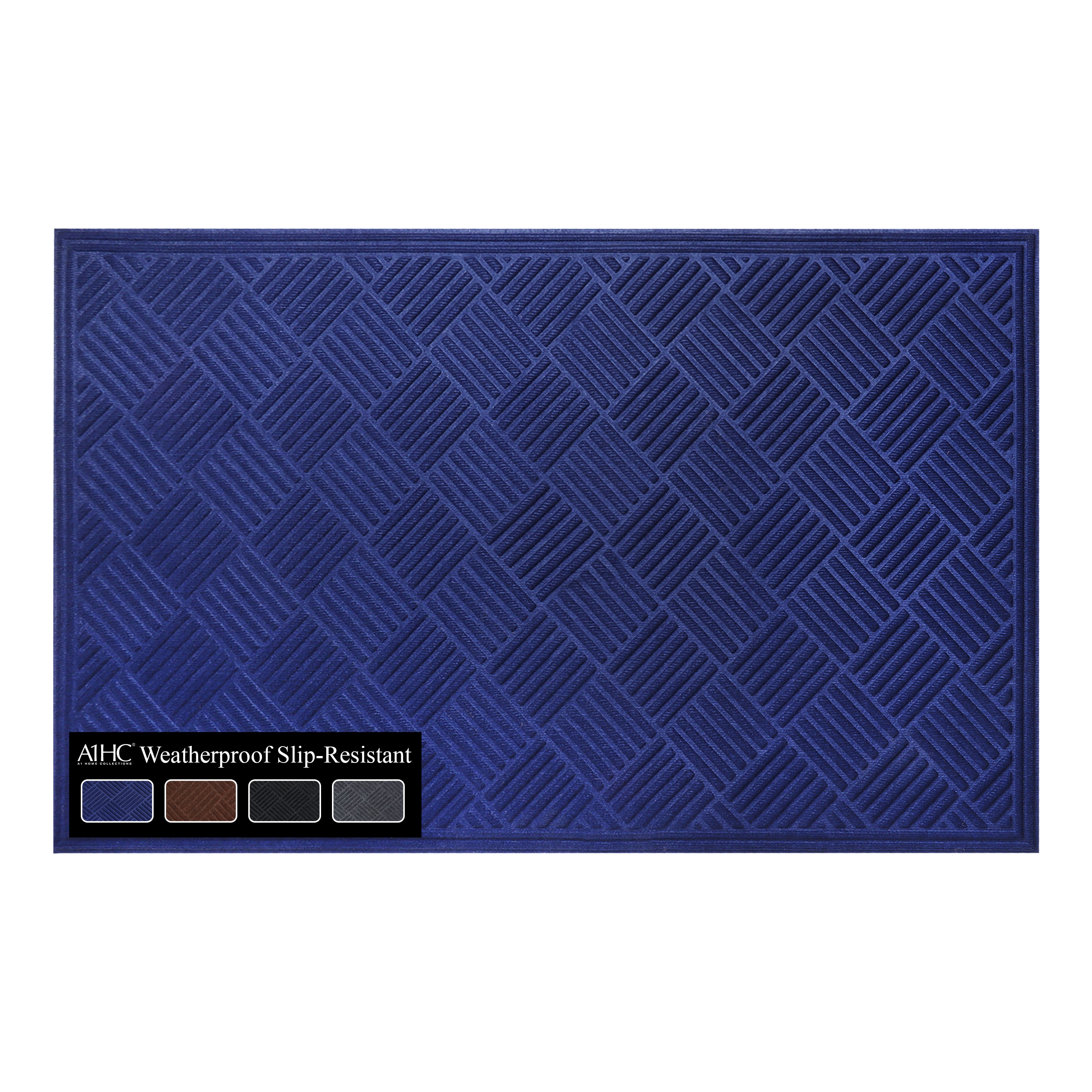 A1HC Indoor Outdoor Door Mat 36" x 60" – Waterproof Non-Slip Polypropylene Entryway Mat for Front Door & Patio