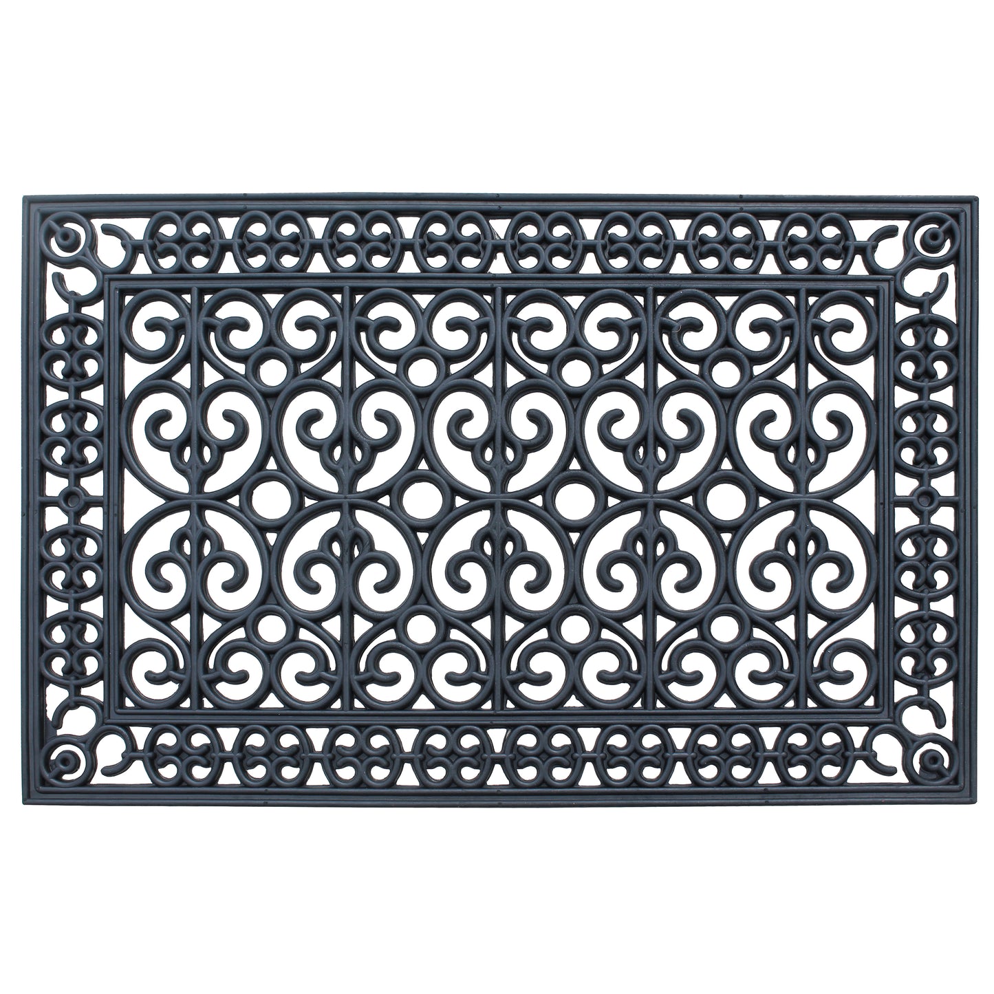 A1HC-Decorative-Heart-Scroll-Wrought-Iron-Style-Rubber-Entrance-Mat.