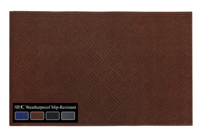 A1HC Durable Multi Purpose Polypropylene Rubber Door Mat, 36"X60" Indoor Outdoor All Weather Doormat