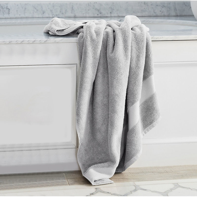 Delara Organic Cotton Luxuriously Plush Bath Sheet, GOTS & Oeko-TEX Certified, Soft, Quick Dry & Ultra-Absorbent 36"x70"