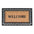 welcome rubber coir door mat outdoor entrance