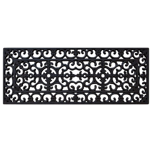 decorative rubber door mat for outdoor front door