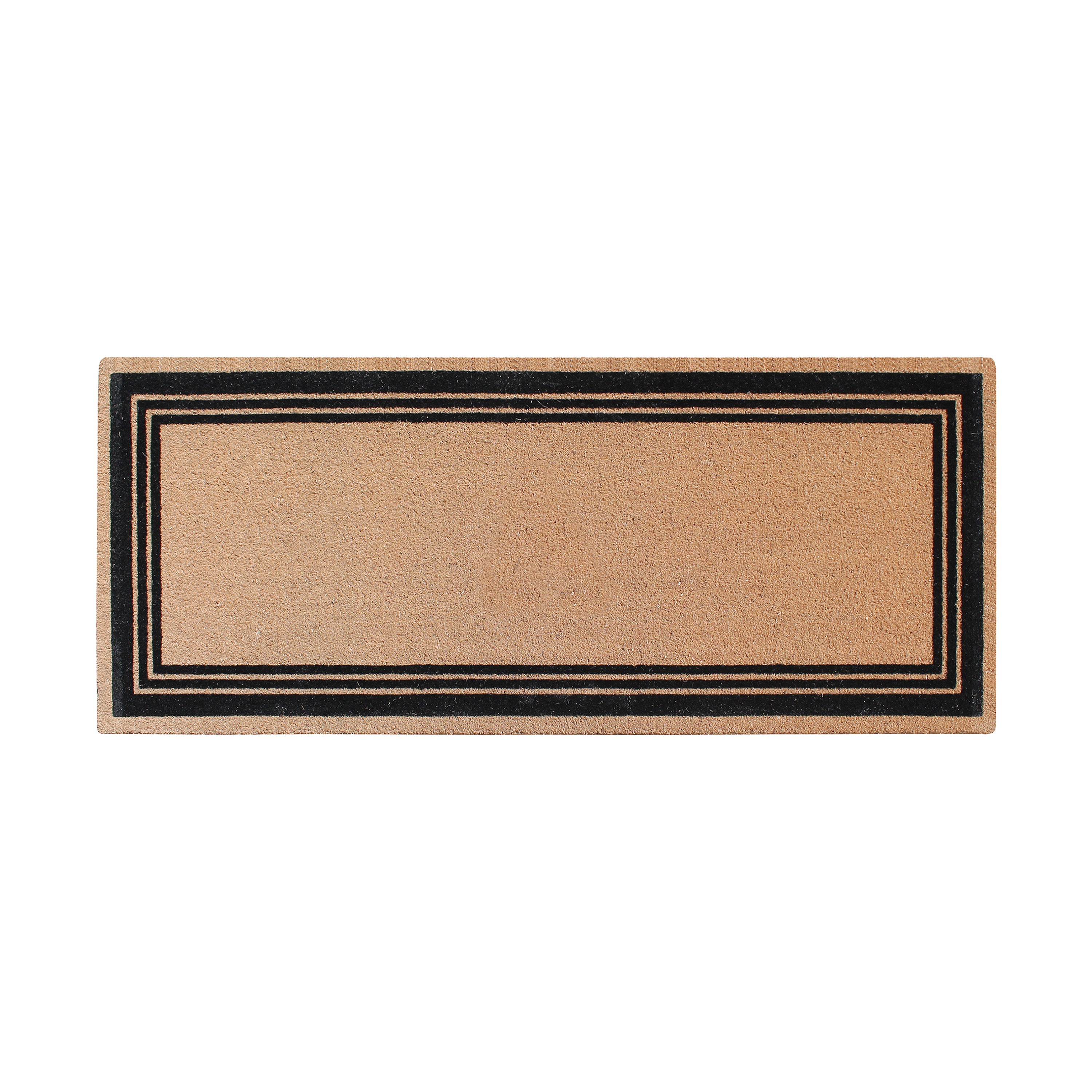 A1HC Classic Design Coir Doormat – Outdoor Coco Coir Front Door Mat with Non-Slip PVC Backing for Entryway, Porch & Patio