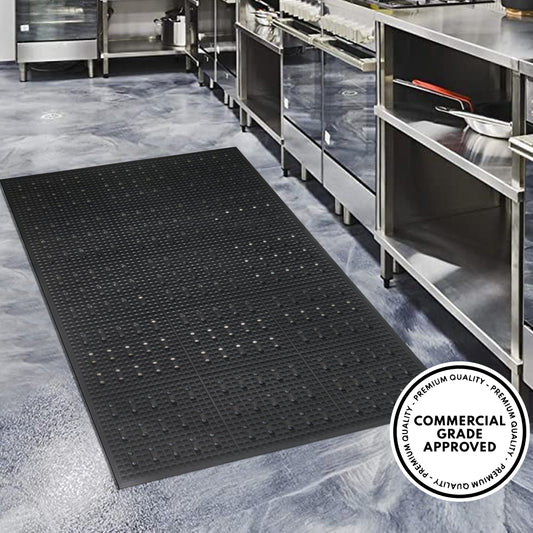 heavy duty rubber entry mat for high traffic areas