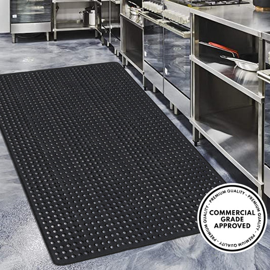 heavy duty rubber mat for high traffic commercial areas