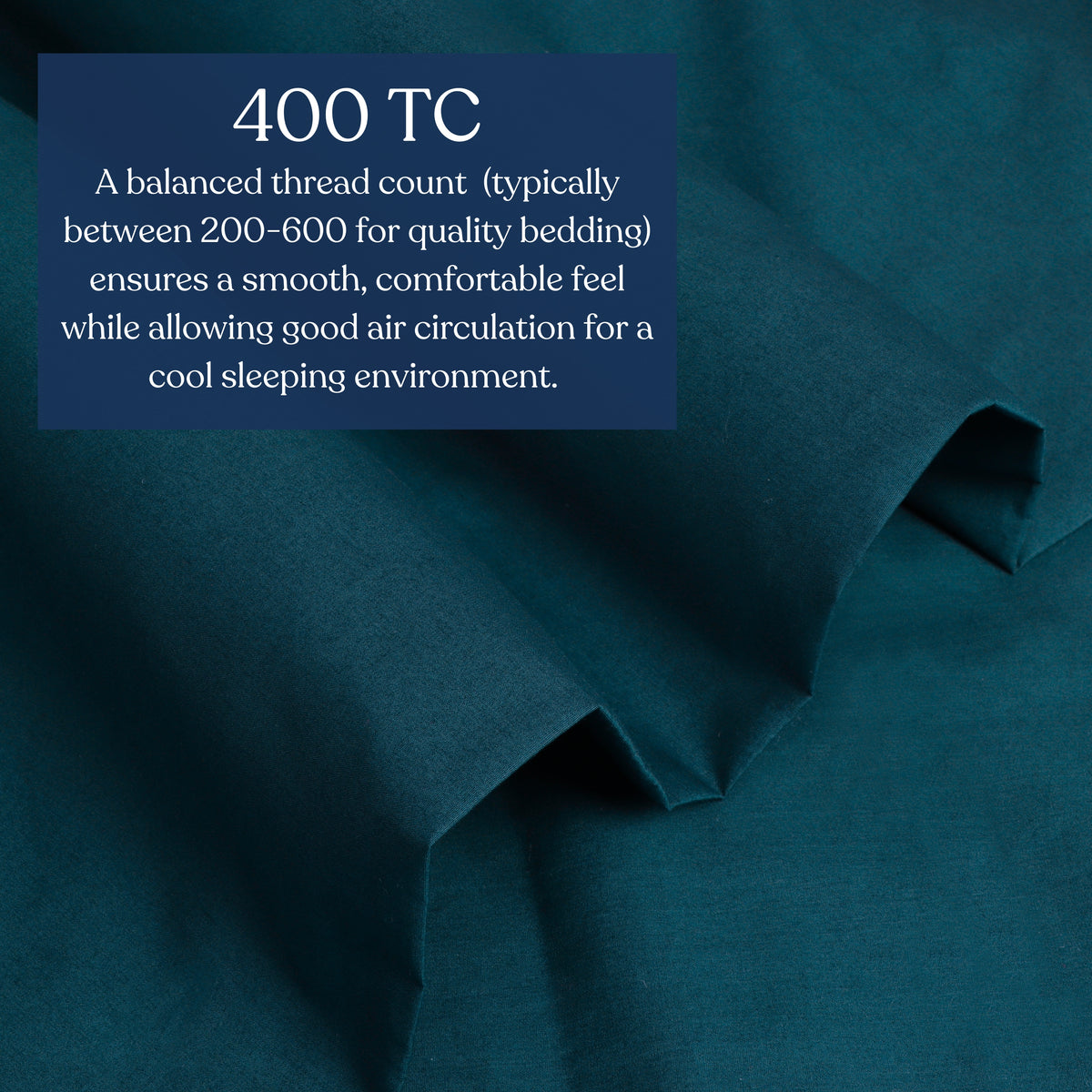 Delara 100% Organic Cotton Percale Weave Pillowcase Set of 2, 400TC GOTS Certified, Smooth & Moisture-Wicking Pillowcases