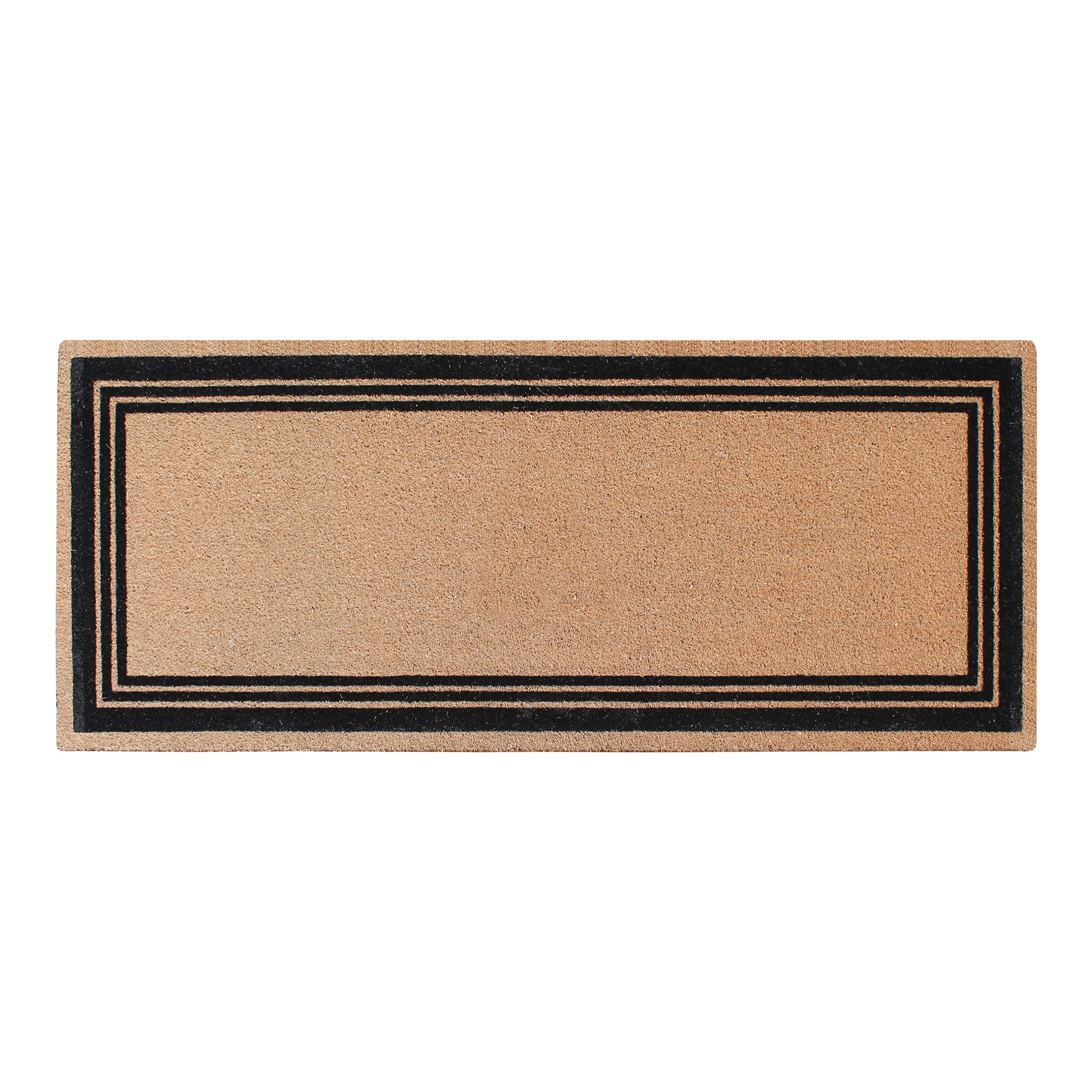 A1HC Classic Design Coir Doormat – Outdoor Coco Coir Front Door Mat with Non-Slip PVC Backing for Entryway, Porch & Patio