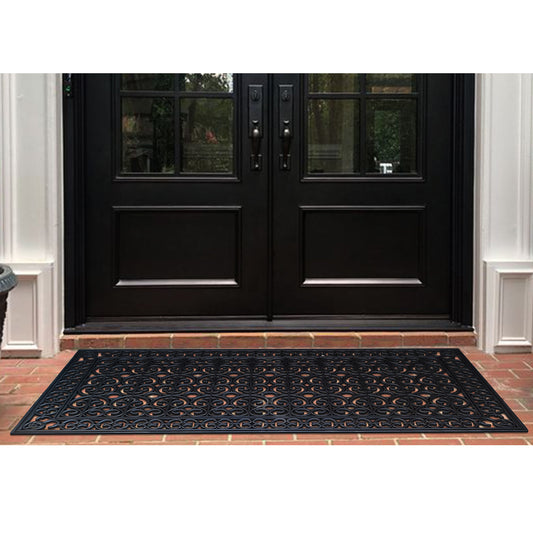 non slip rubber doormat for outdoor entryway