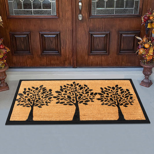 outdoor coir door mat for entryway and patio use