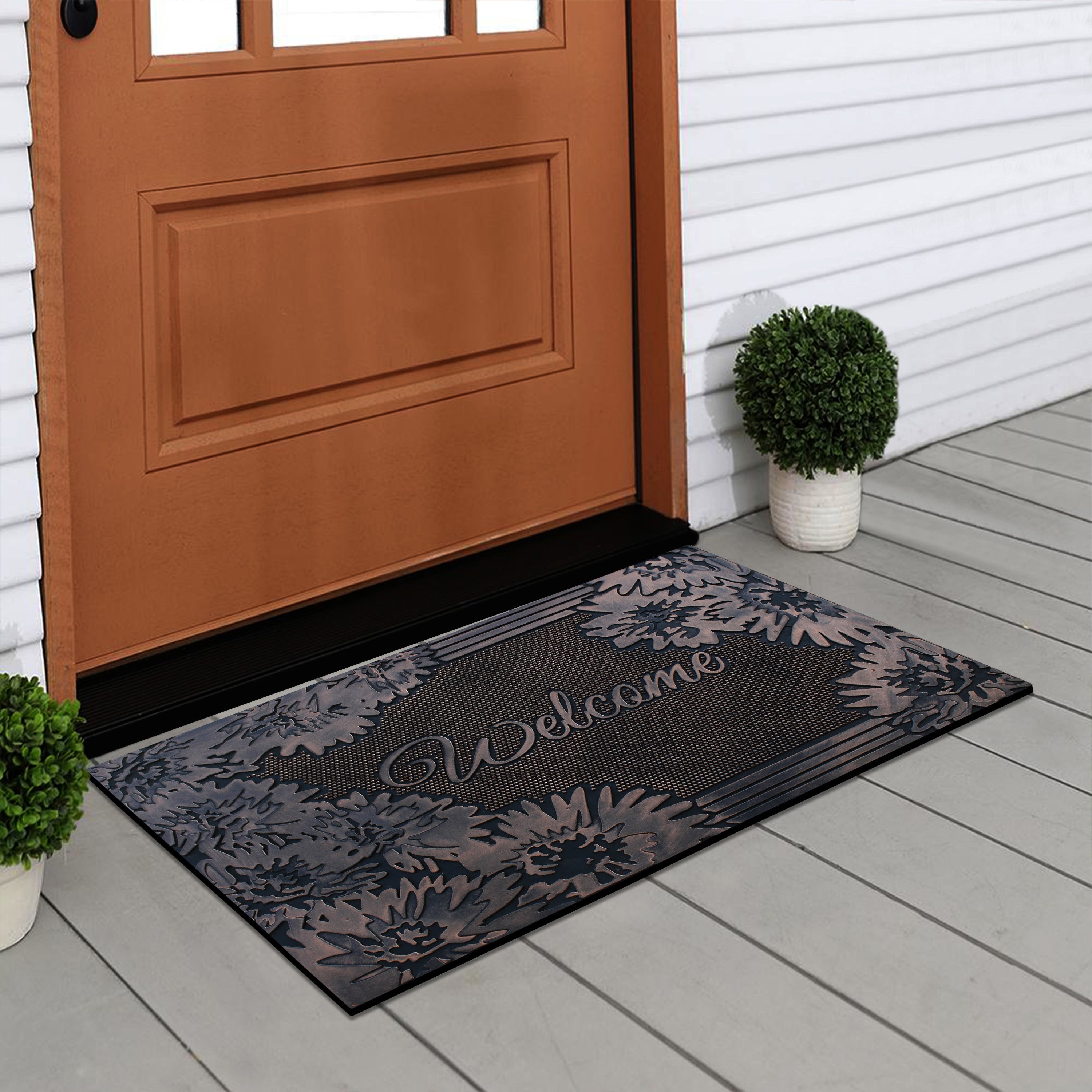 non slip welcome doormat for patio entrance