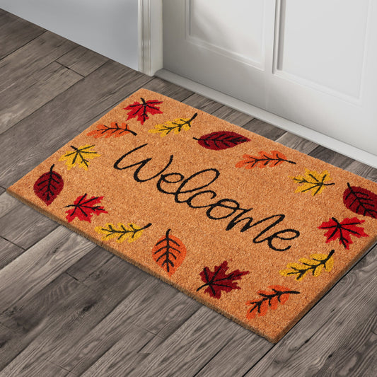 Autumn Leaves Coir Doormat 18x30, view 4