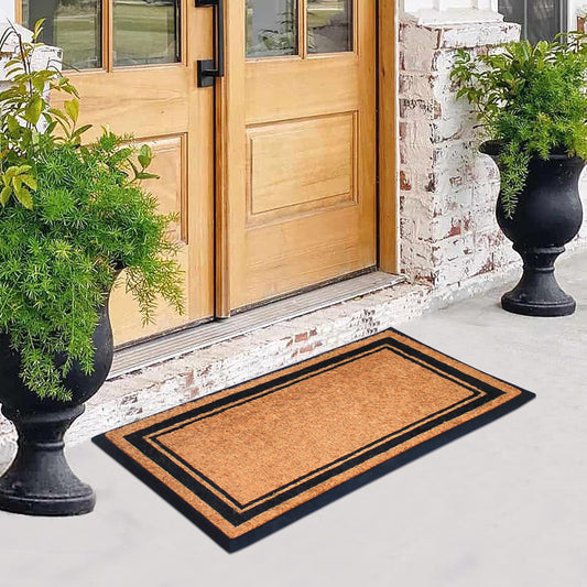 front door coir mat for patio and porch use