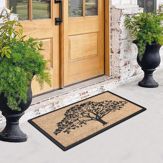 non slip coir door mat outdoor use