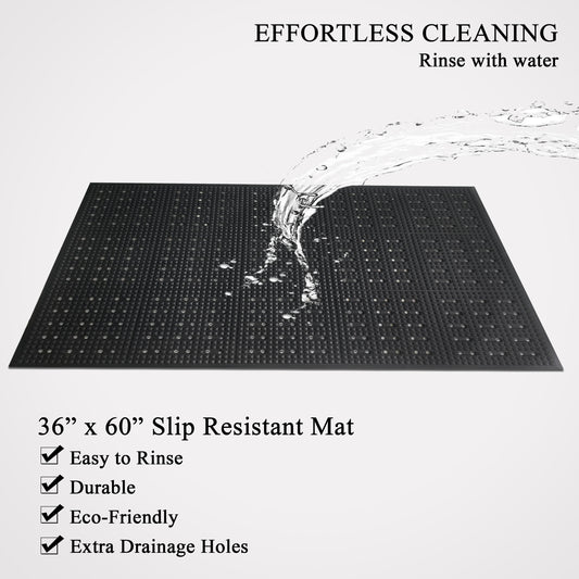 industrial rubber floor mat for kitchen and garage