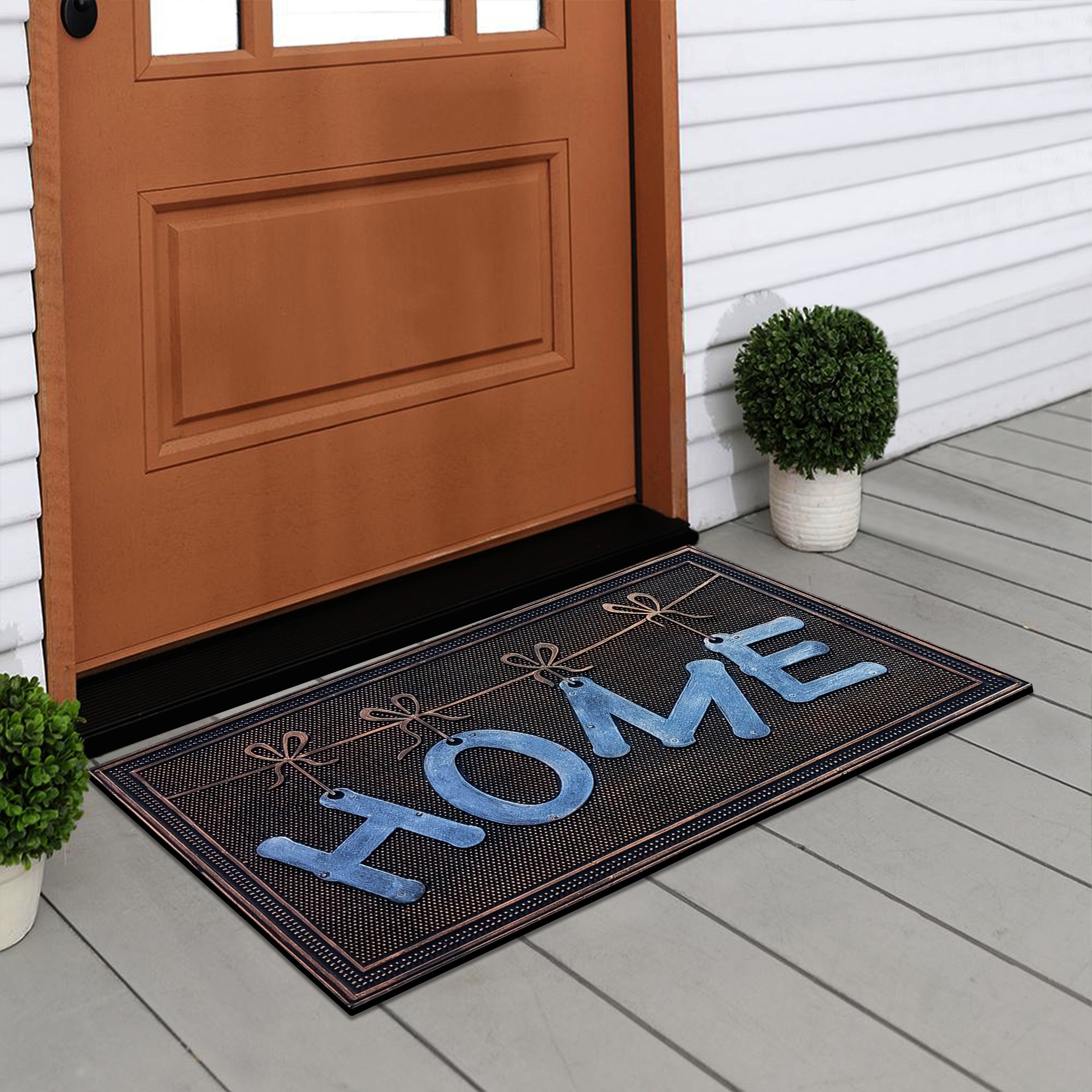 weather resistant rubber mat for outdoor use