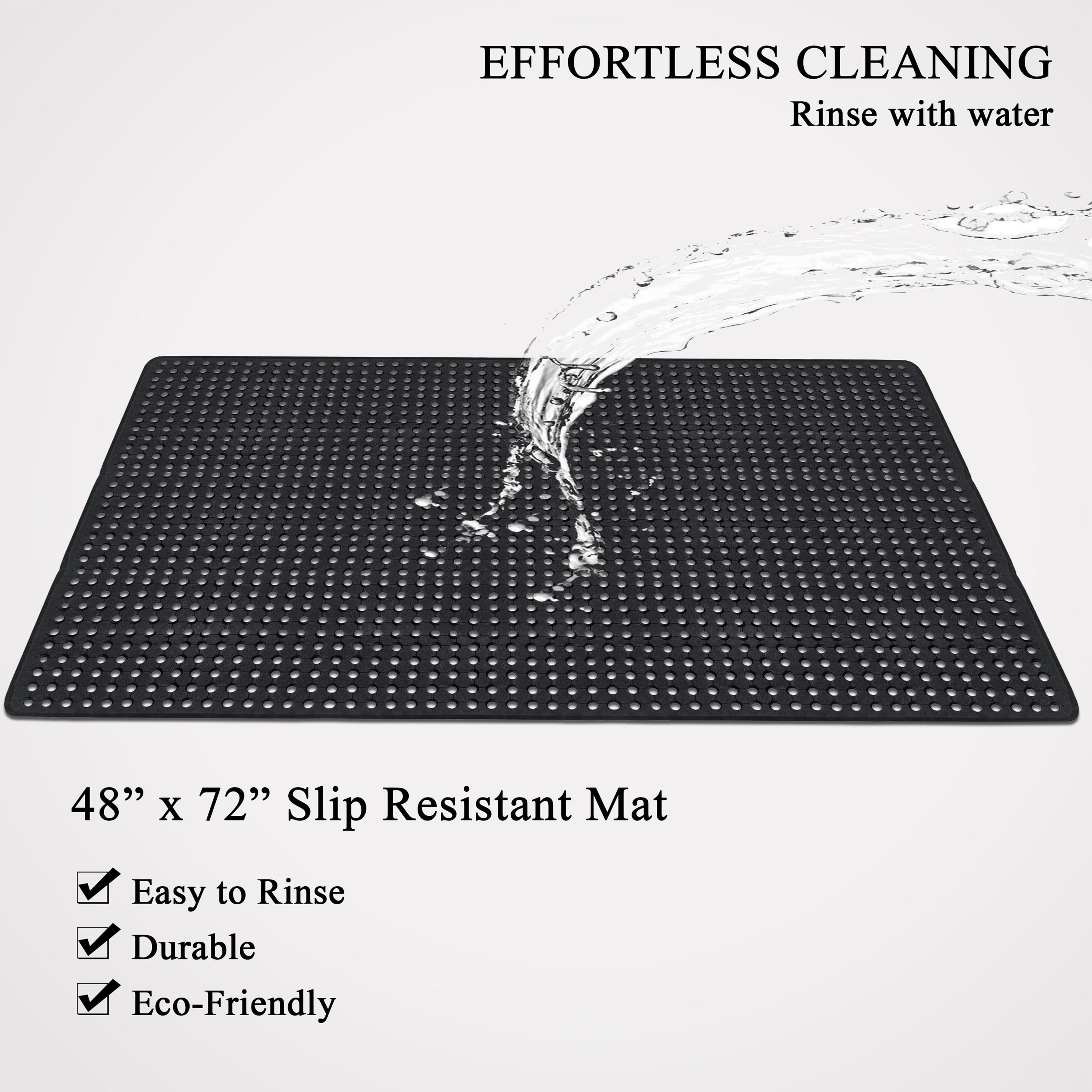 industrial rubber floor mat for kitchen and workshop use