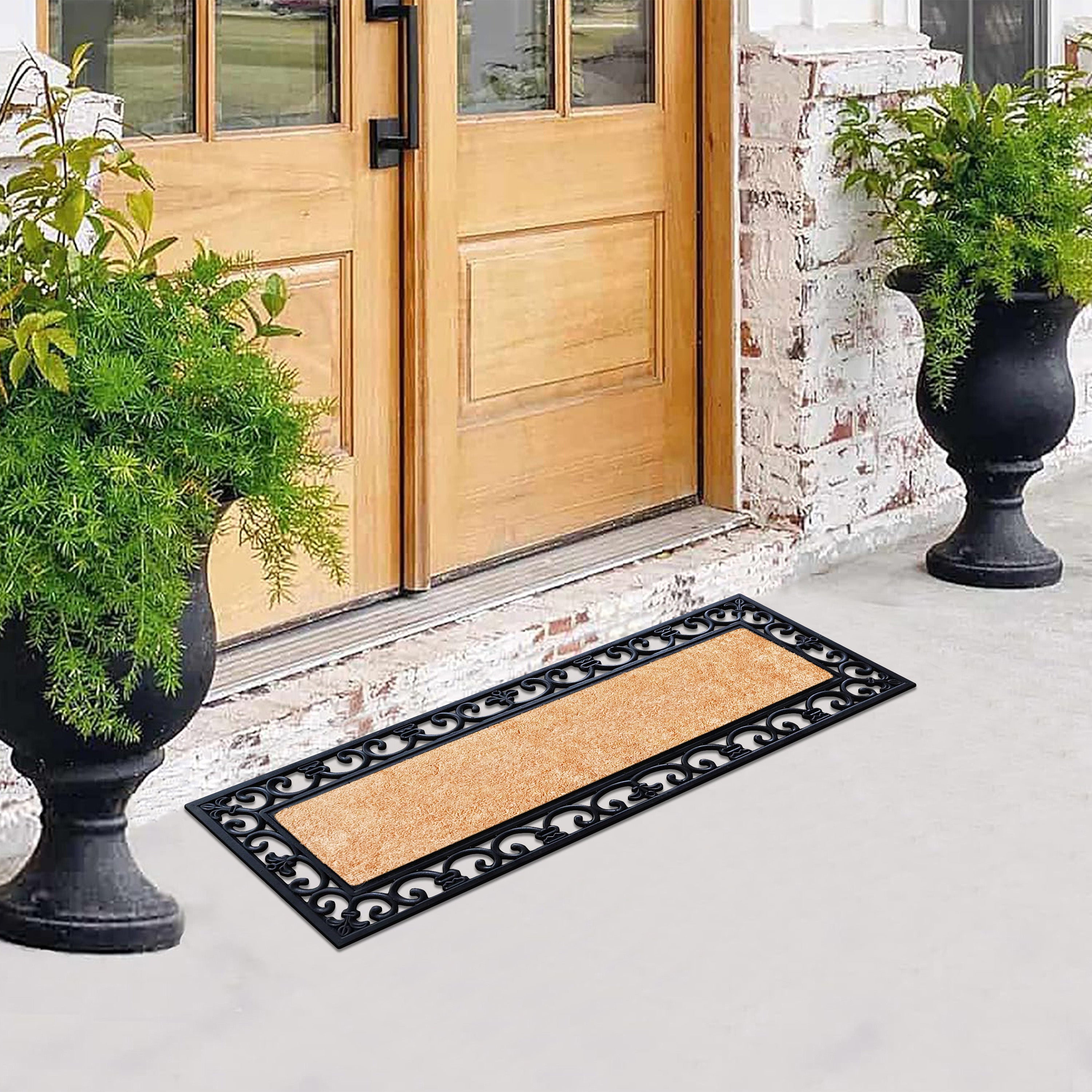 A1HC front door mat for porch and patio entrance