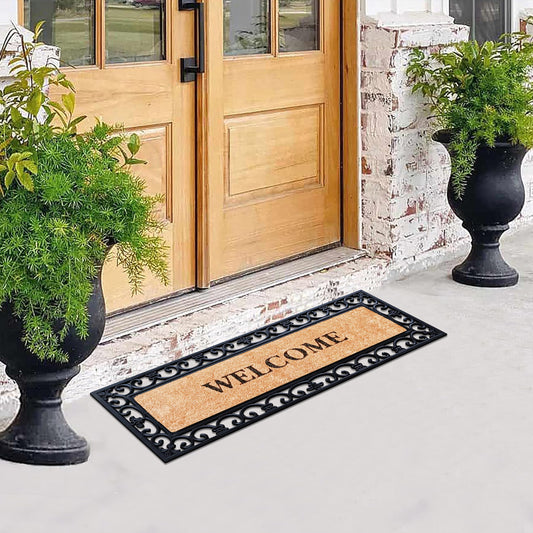 A1HC front door mat for porch and patio entrance