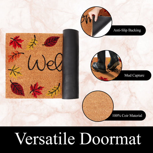 Autumn Leaves Coir Doormat 18x30, view 5