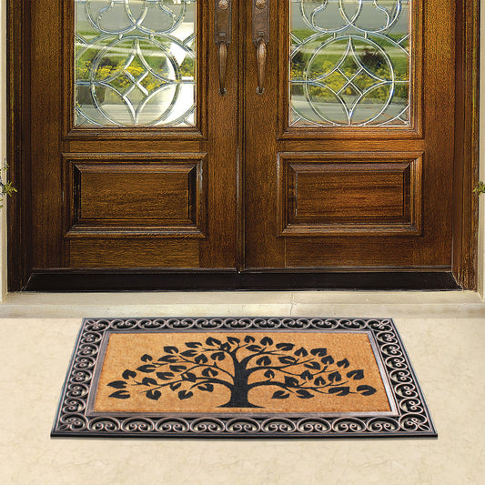 patio door mat coir and rubber outdoor use