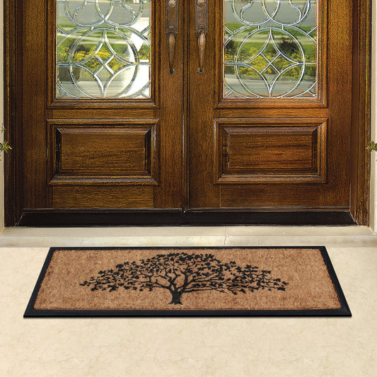 weather resistant coir doormat for outdoor entrance