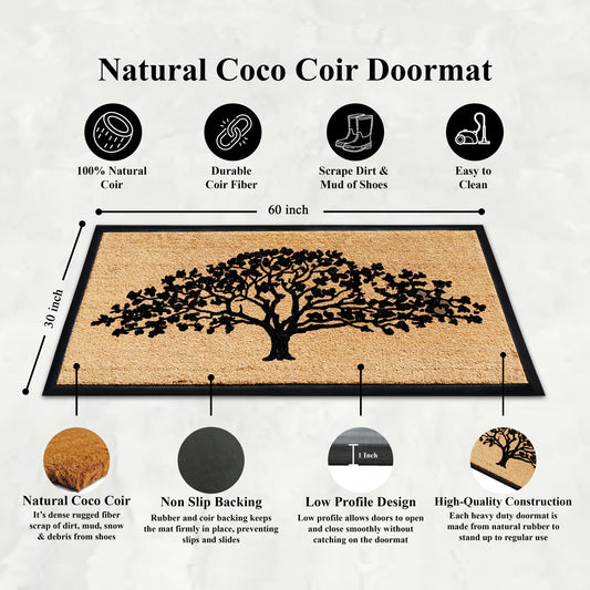 durable outdoor doormat for front door entrance