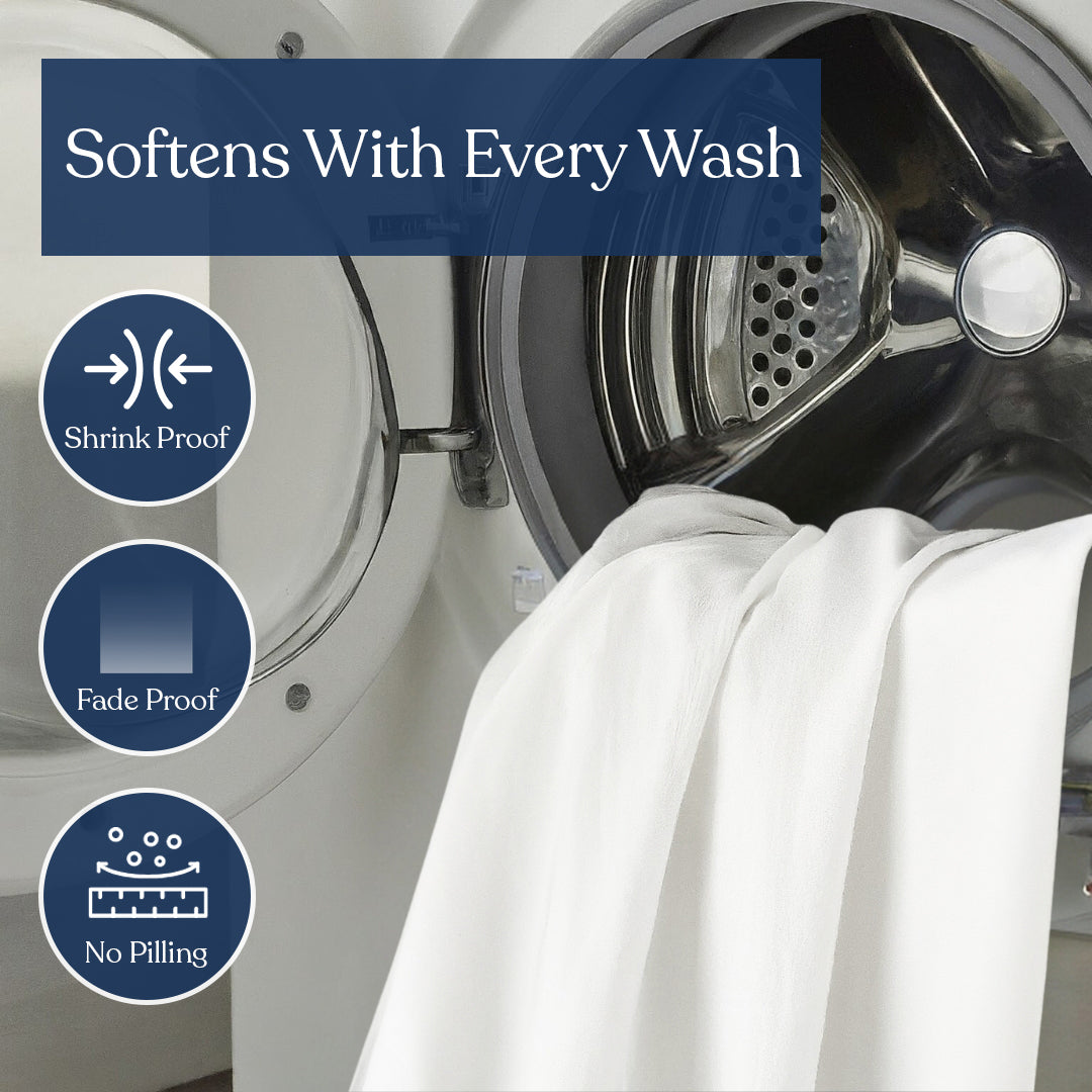 Delara 100% Organic Cotton Percale Weave Fitted Sheet, 400 Thread Count GOTS Certified, Smooth & Breathable Bedding
