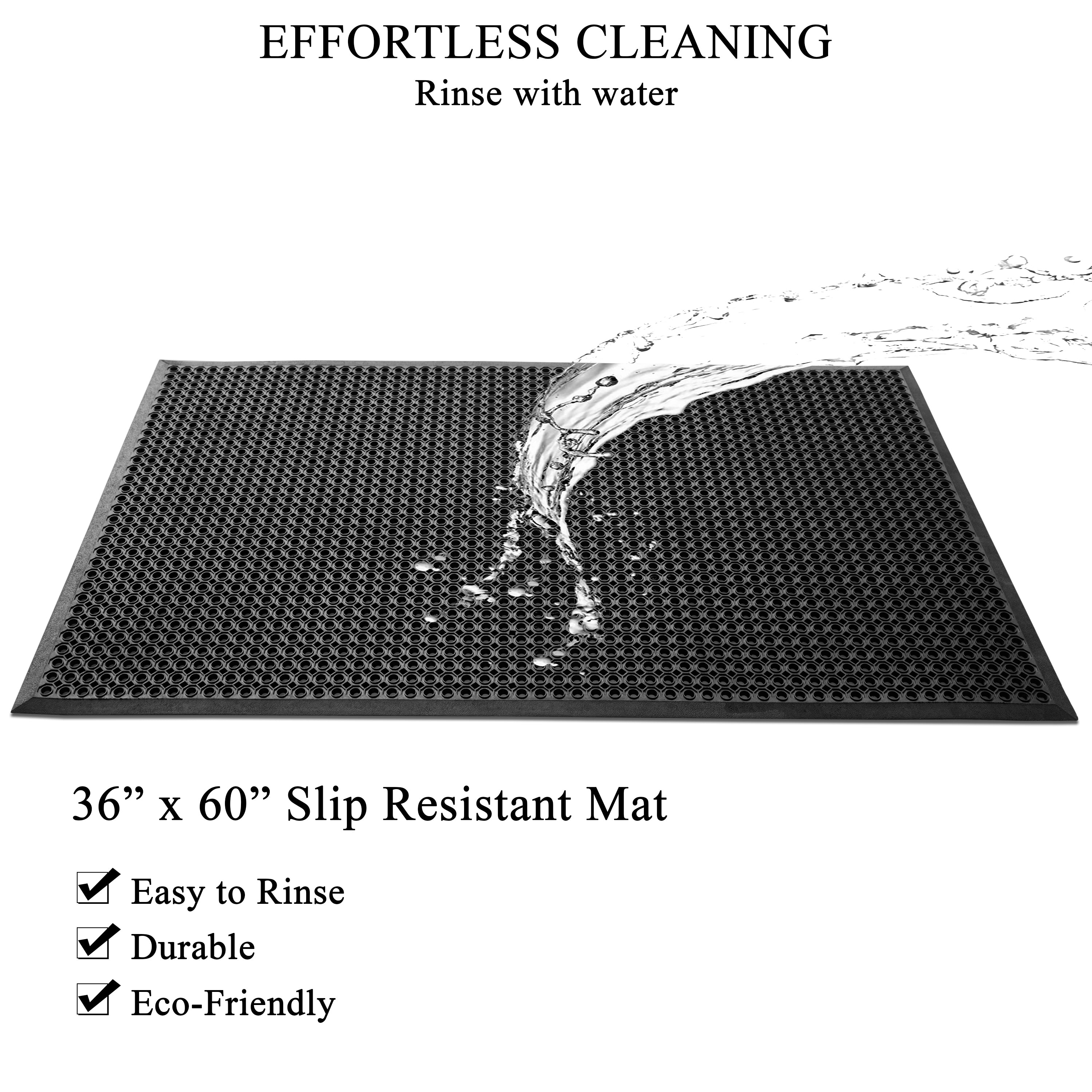 A1HC heavy duty rubber mat for garage and workspace