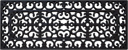 A1HC Indoor Outdoor Floor Mat 18x48, Natural Rubber Entryway Doormat, Dirt Shoe Scraper Floormat