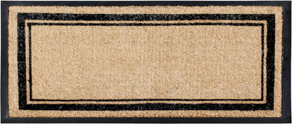 A1HC Natural Coir & Rubber Door Mat, 30"x60", Thick, Durable, Heavy Duty, Anti-Shed, Fade-Resistant, Outdoor Entrance Large Doormat