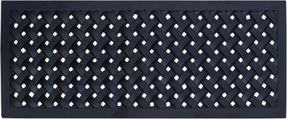 A1HC Natural Rubber Floor Mat 18" x 48", Dirt Shoe Scraper, Heavy Duty Doormat for Indoor & Outdoor