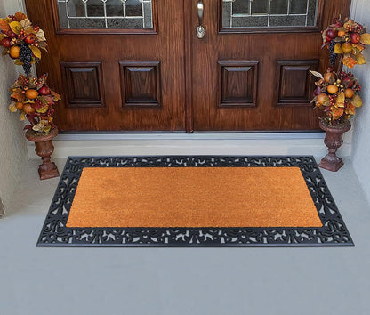A1HC Natural Coir & Rubber Door Mat 30"x60", Thick, Durable, Heavy Duty Doormat For Outdoor & Indoor