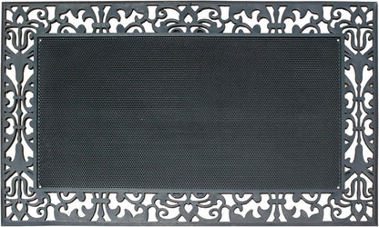 A1HC Rubber Front Door Mat 30x48, Non-Slip Welcome Doormat With Scrapping Pins For Outdoor & Indoor